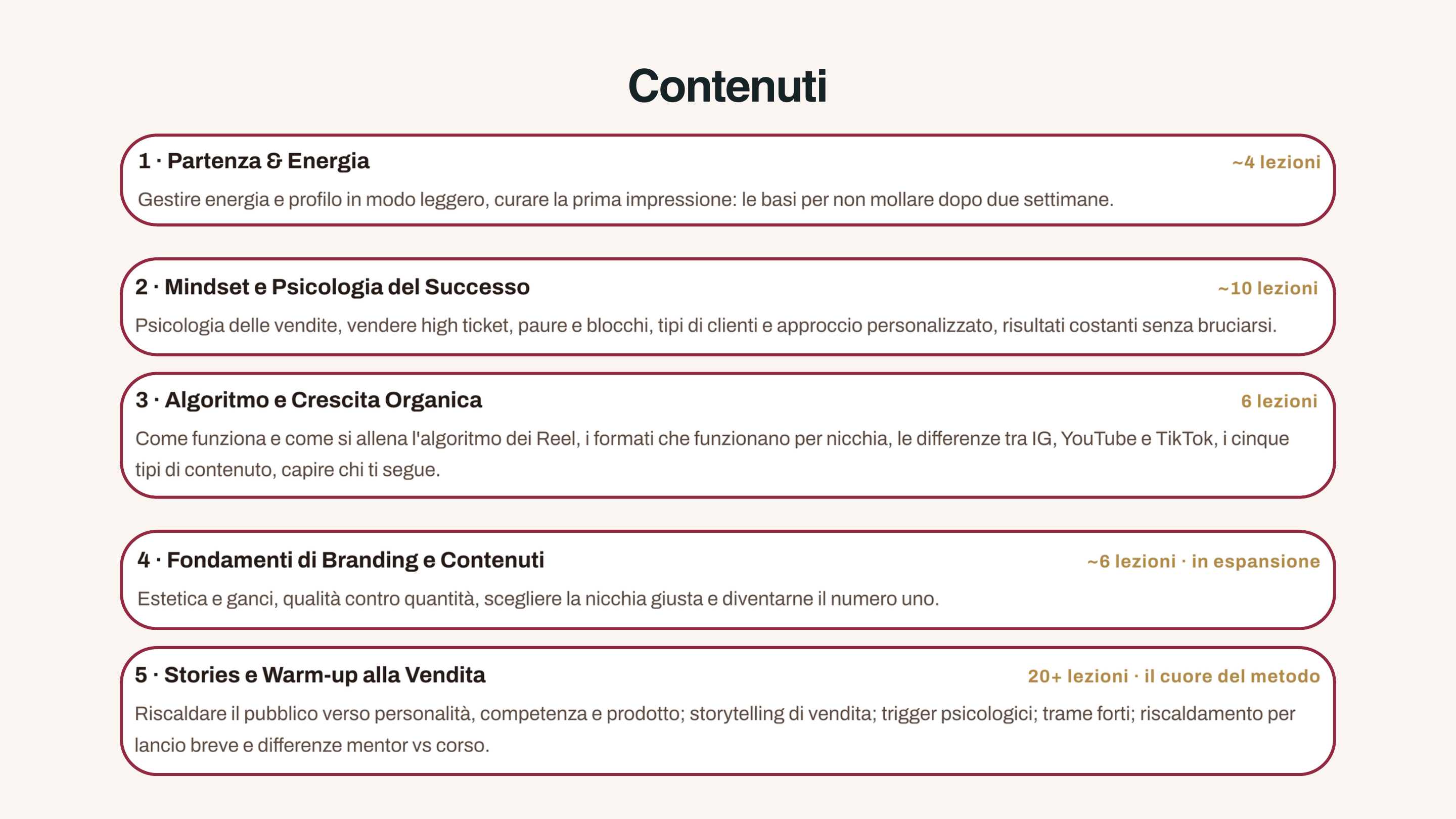 Contenuti 1-5