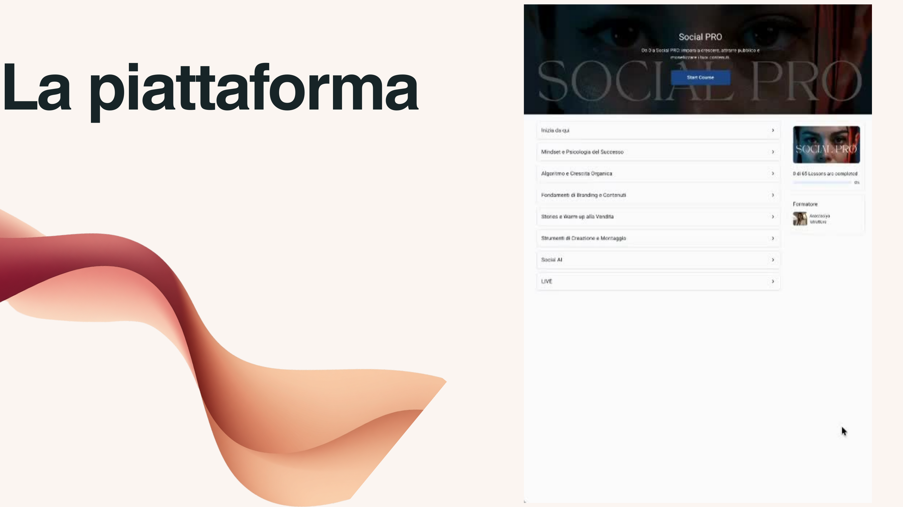 La piattaforma